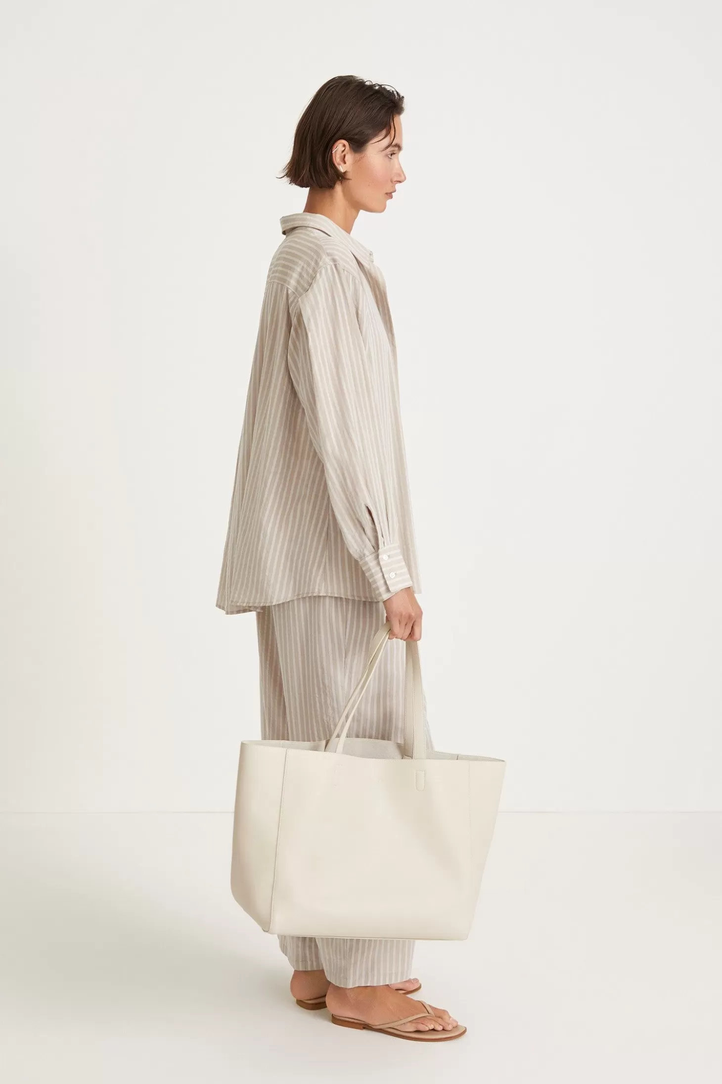 matilde_shirt__nougat_stripe_2.webp Stylein Tops & Shirts-Matilde Shirt - Nougat Stripe