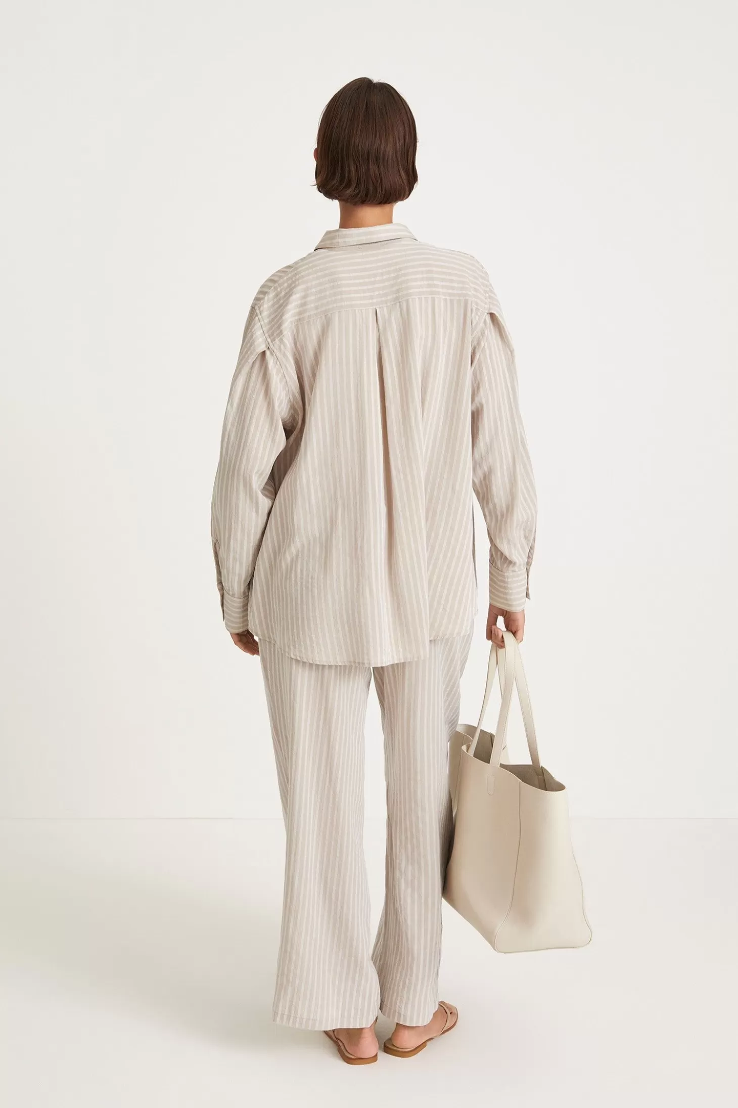 matilde_shirt__nougat_stripe_3.webp Stylein Tops & Shirts-Matilde Shirt - Nougat Stripe